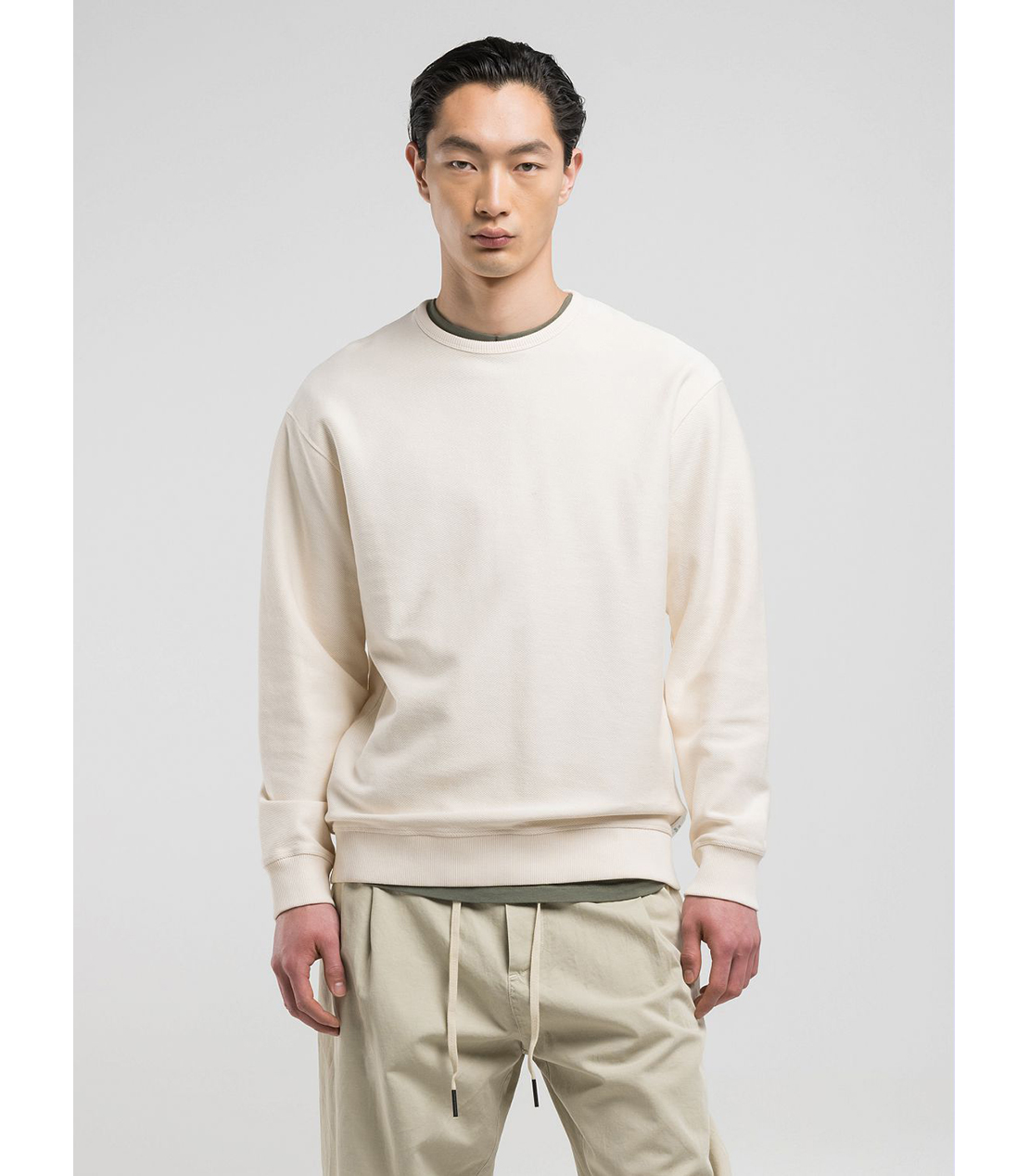 インターロック スウェットシャツ 詳細画像 アイボリー 7